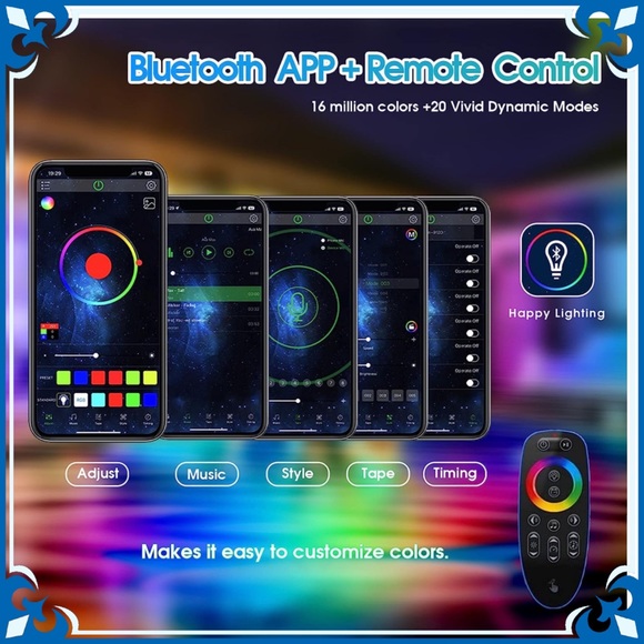 LED Smart Starfish Pool Light Underwater Waterproof RGB App Remote Control Timer - Picture 8 of 13